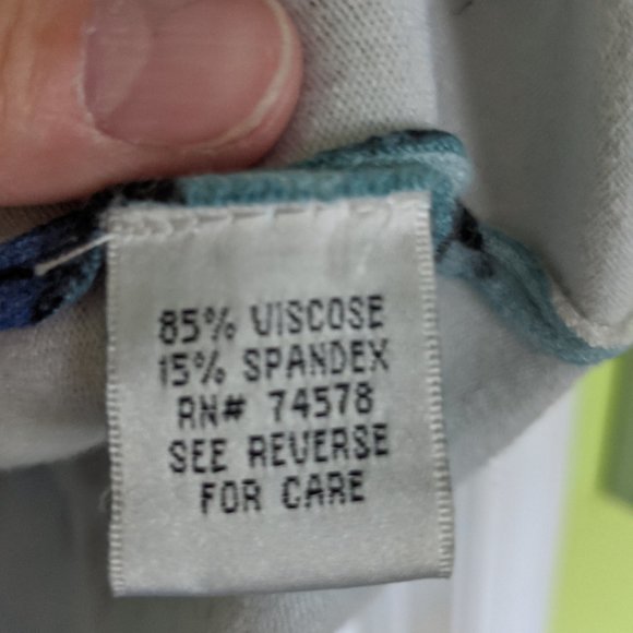 CACHE blue leopard 3/4 sleeve sequined sweater M - Picture 5 of 6